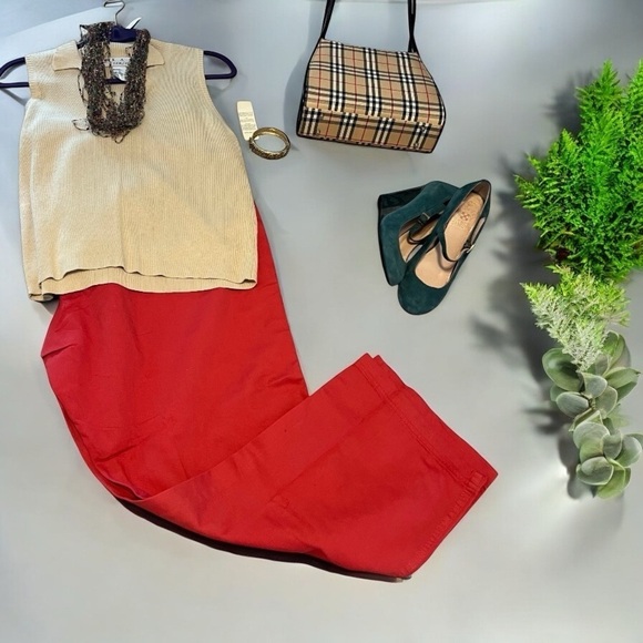 Woman Within Women's Size 24W Natural Fit Salmon Colored Pants NWOT - Picture 5 of 10